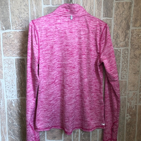 Danskin Now Womans Semi Fitted Pink Jacket medium - Picture 3 of 7